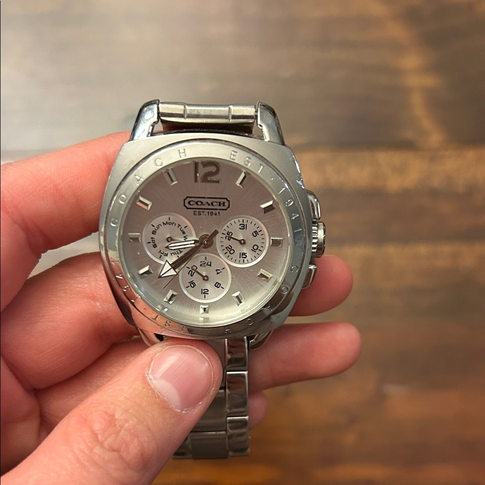 Coach Silver Stainless Steel Watch - Picture 11 of 12